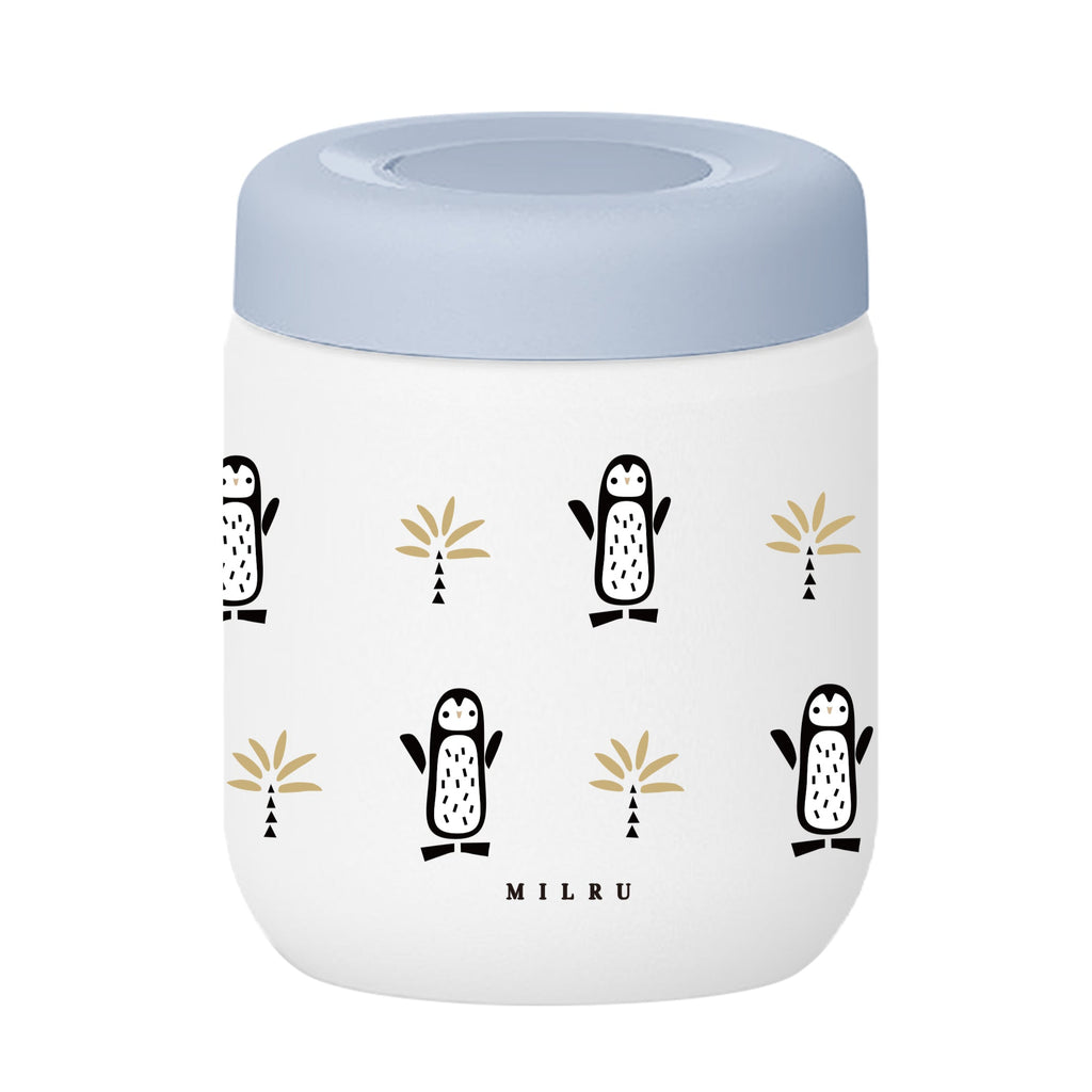 Milru Animal Friends Food Jar – Playful Penguin