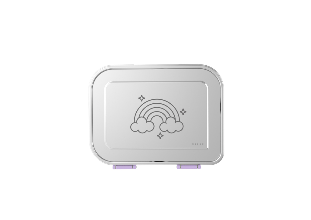 Milru Animal Friends Bento Broodtrommel – Rainbow Glow