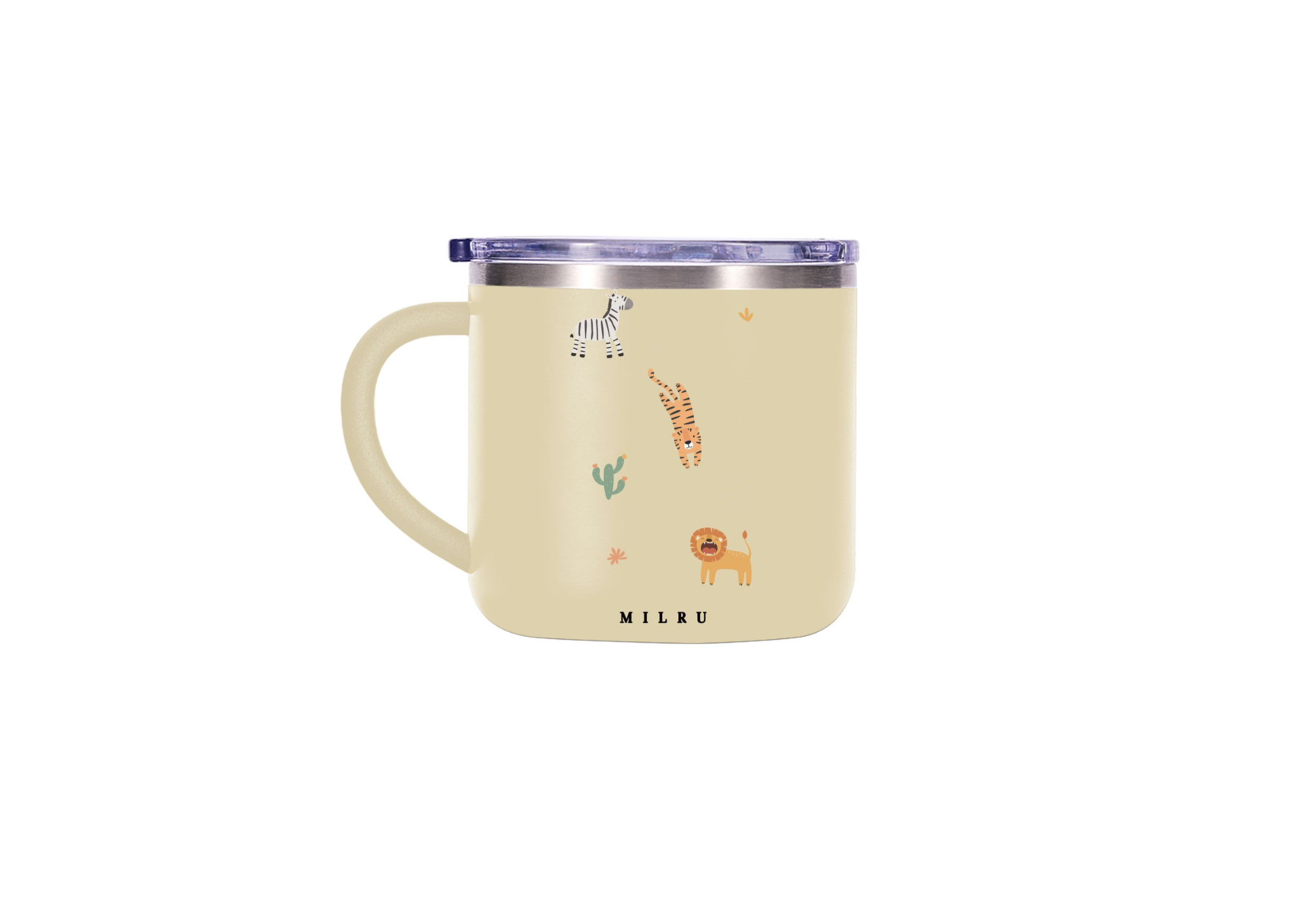 Milru Animal Friends Kids Mug – Safari Day