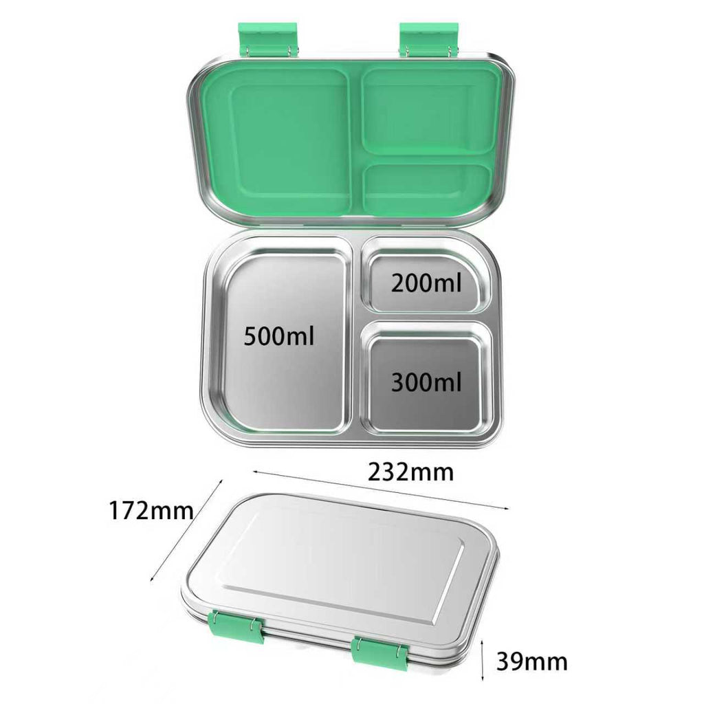 Milru Animal Friends Bento Broodtrommel – Tiny Turtle