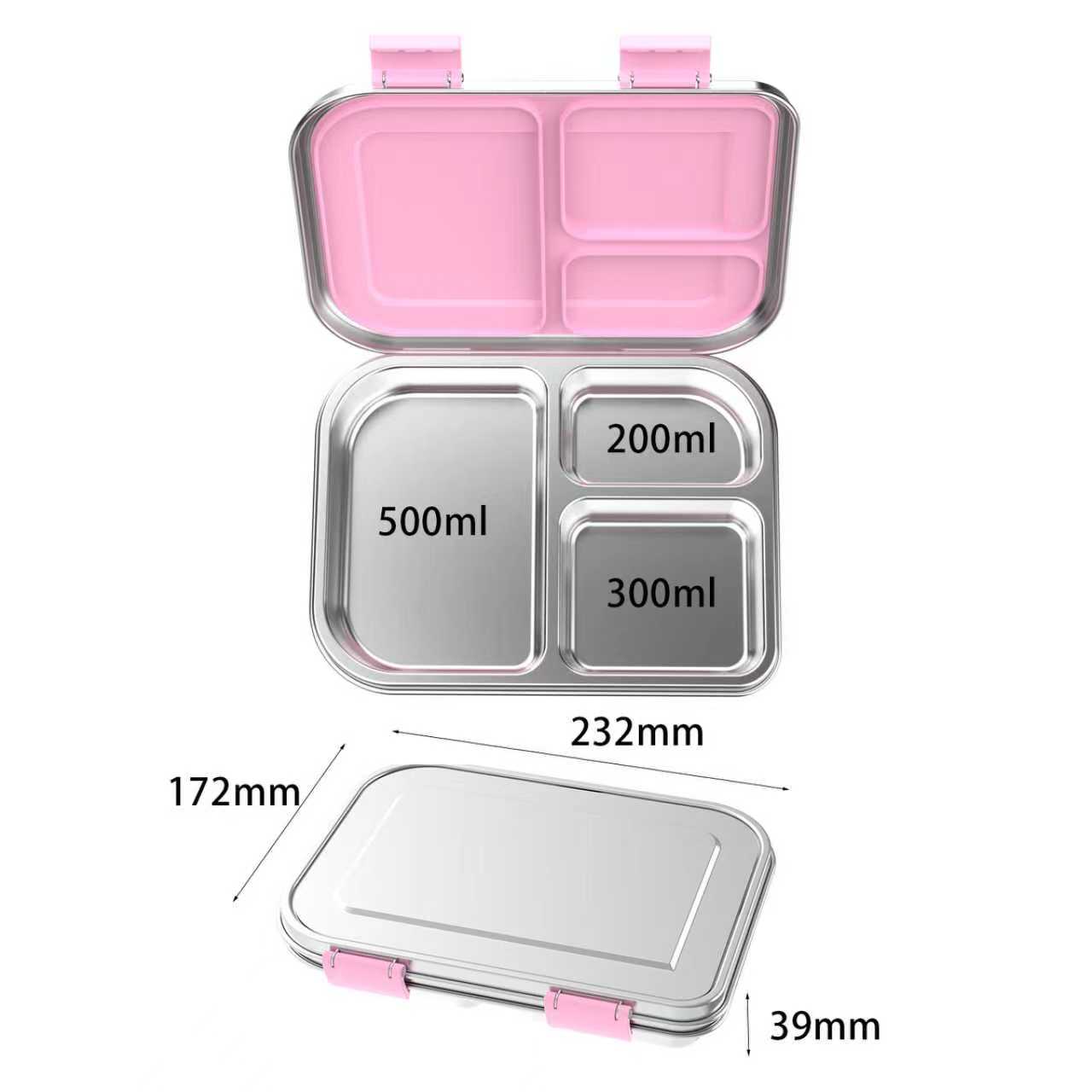 Milru Animal Friends Bento Broodtrommel – Fancy Flamingo