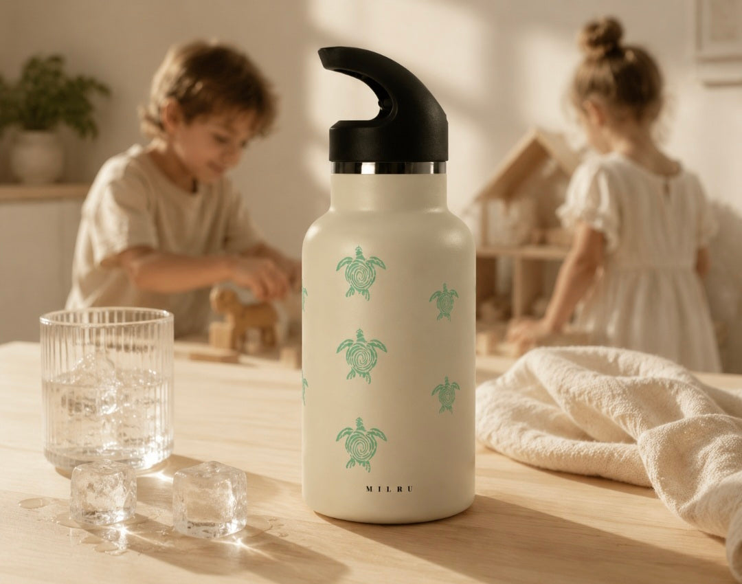 Milru Animal Friends Kids Bottle - Tiny Turtle - 350ml